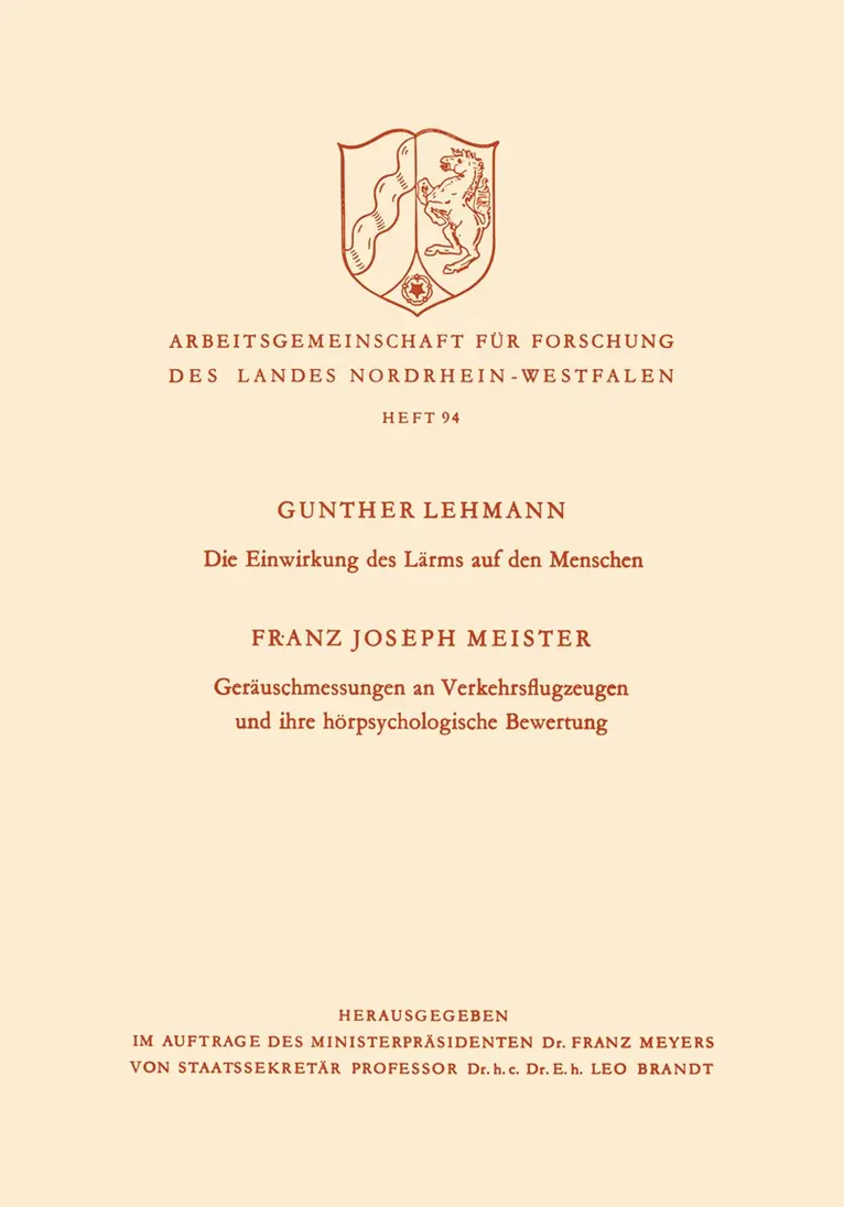Gunther Lehmann - Die Einwirkung des Lärms auf den Menschen, Häftad. Tillgänglighet: Lägg i varukorg