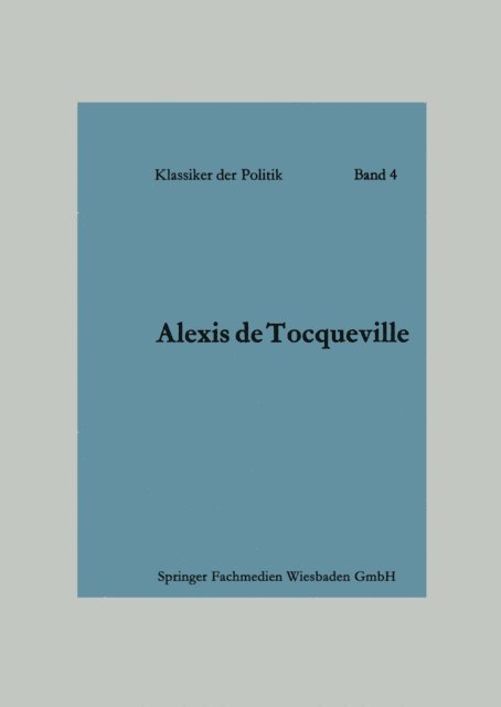 Alexis ?de? Tocqueville - Das Zeitalter der Gleichheit, E-bok
