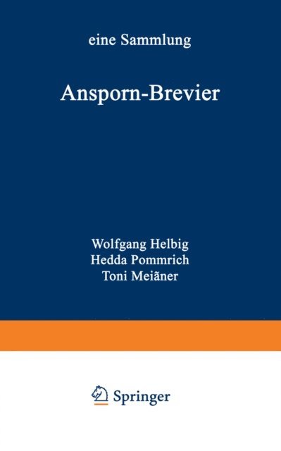 Hedda Pommrich, Wolfgang Helbig - Ansporn-Brevier, E-bok