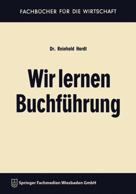 Reinhold Hardt - Wir lernen Buchführung, E-bok