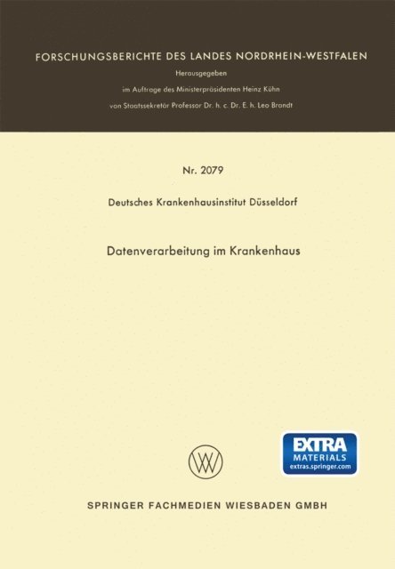 Deutsches Krankenhausinstitut Dusseldorf Deutsches Krankenhausinstitut Dusseldorf - Datenverarbeitung im Krankenhaus, E-bok