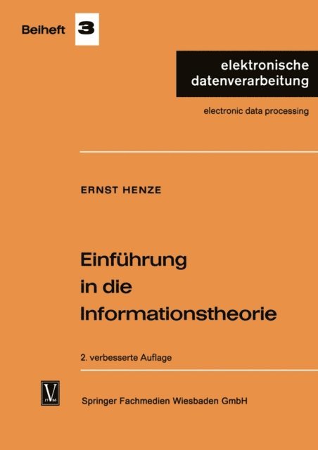 Ernst Henze - Einführung in die Informationstheorie, E-bok