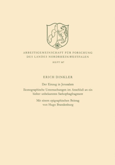 Erich Dinkler - Der Einzug in Jerusalem, E-bok