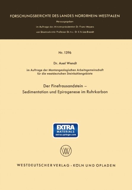 Axel Wendt - Der Finefrausandstein — Sedimentation und Epirogenese im Ruhrkarbon, E-bok