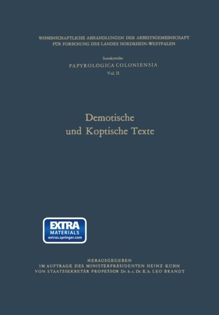 Leo (Hrsg.) Brandt - Demotische und Koptische Texte, E-bok