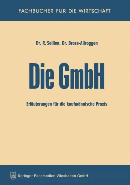 Reinhold Sellien - Die GmbH, E-bok