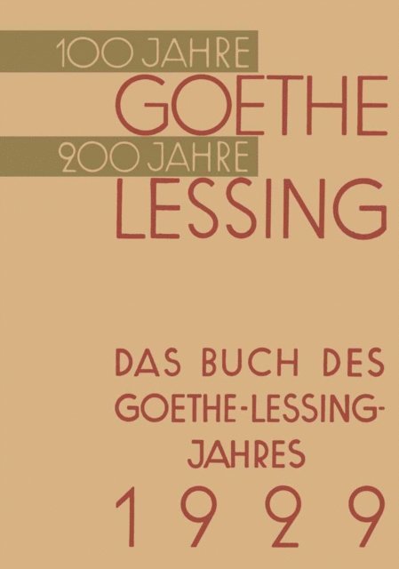 Paul von Hindenburg - Das Buch des Goethe-Lessing-Jahres 1929, E-bok