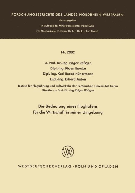 Edgar Roger Edgar Roger - Die Bedeutung eines Flughafens für die Wirtschaft in seiner Umgebung, E-bok