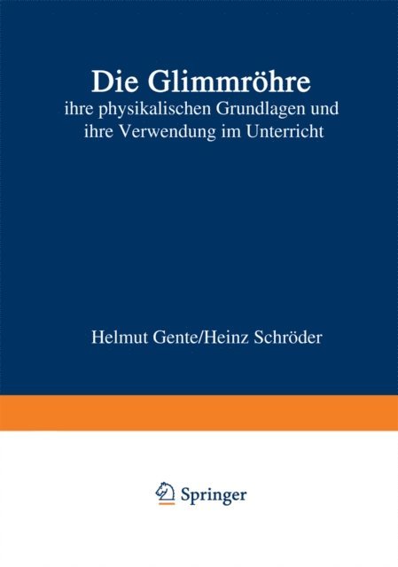 Helmut Gente - Die Glimmröhre, E-bok