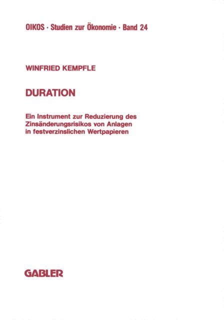 Winfried Kempfle - Duration, E-bok