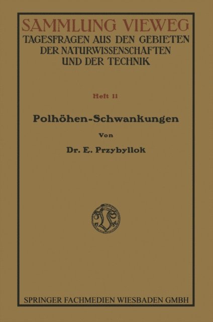 Erich Przybyllok - Die Polhöhenschwankungen, E-bok
