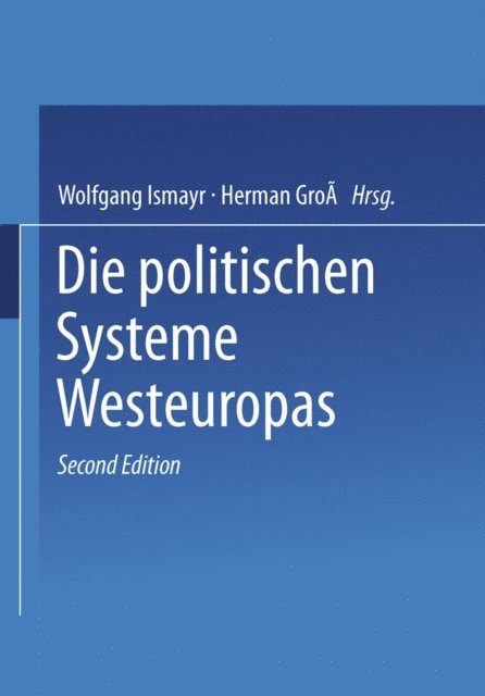 Wolfgang Ismayr - Die politischen Systeme Westeuropas, E-bok