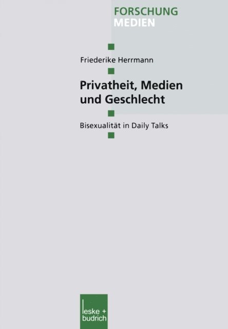 Friederike Herrmann - Privatheit, Medien und Geschlecht, E-bok