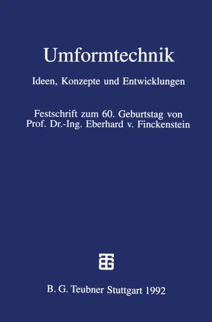 Robert Schilling, Matthias Kleiner - Umformtechnik, E-bok. Tillgänglighet: Lägg i varukorg