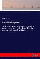 John Milton - Paradise Regained, Häftad