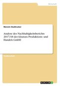 Analyse des Nachhaltigkeitsberichts 2017/18 der Alnatura Produktions- und Handels GmbH