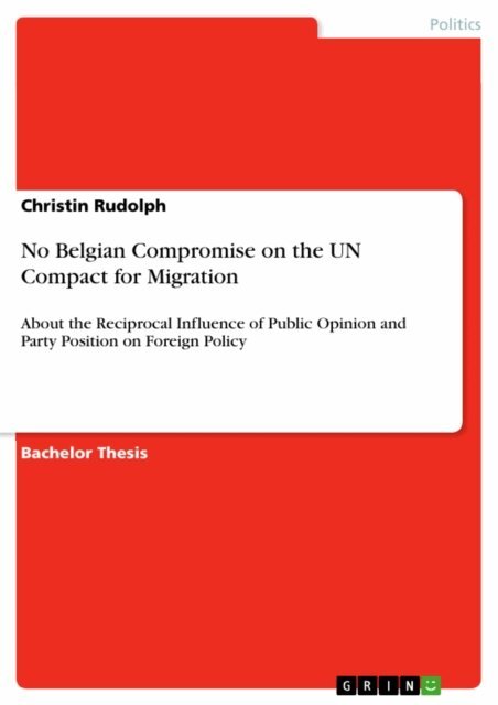 Christin Rudolph - No Belgian Compromise on the UN Compact for Migration, E-bok