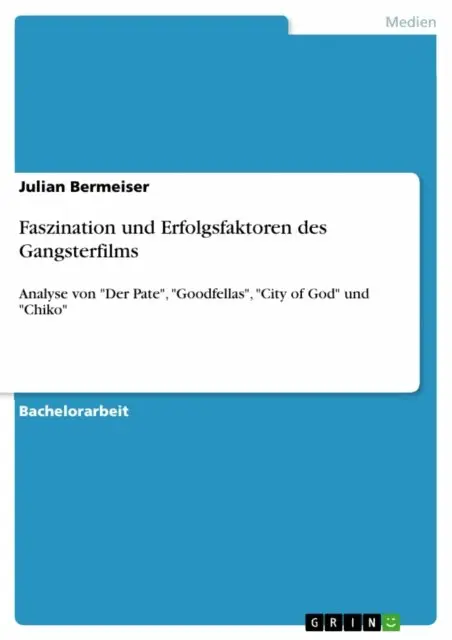 Julian Bermeiser - Faszination und Erfolgsfaktoren des Gangsterfilms, E-bok. Tillgänglighet: Lägg i varukorg