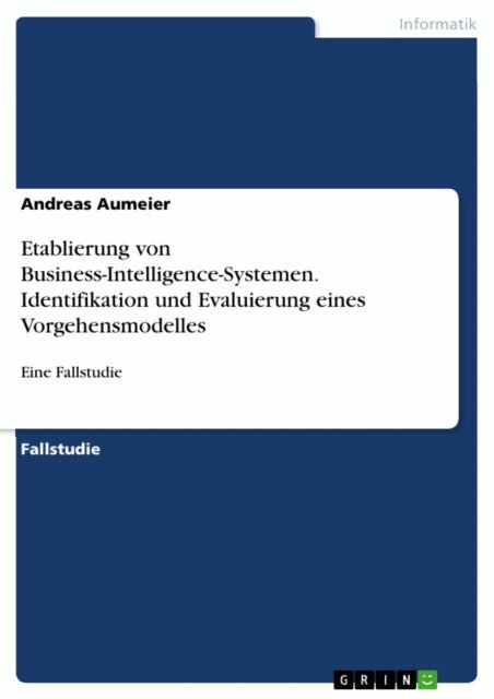 Andreas Aumeier - Etablierung von Business-Intelligence-Systemen. Identifikation und Evaluierung eines Vorgehensmodelles, E-bok