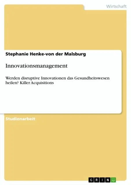 Stephanie Henke-von der Malsburg - Innovationsmanagement, E-bok. Tillgänglighet: Lägg i varukorg