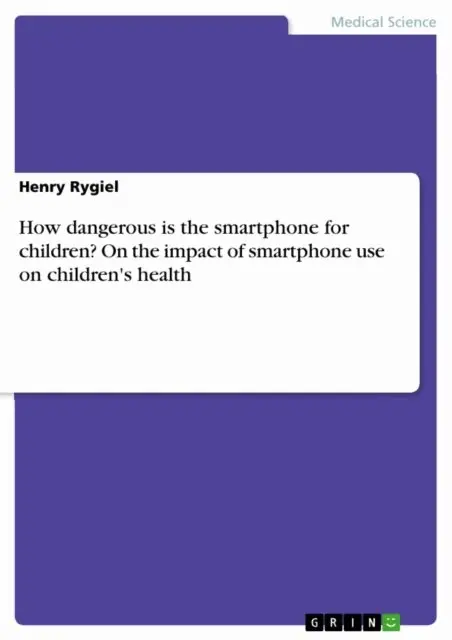 How dangerous is the for children? On the impact of use on children's health
