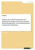 Einfluss des Unterbewusstseins auf Kaufentscheidungen. Werbepsychologie, Brand Management, Neuromarketing und Trojanisches Marketing