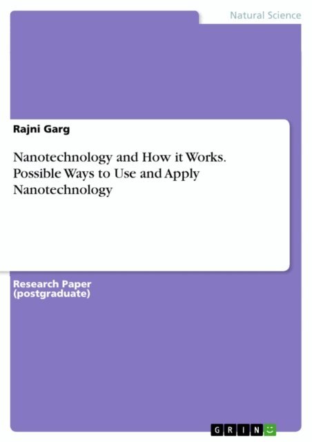 Rajni Garg - Nanotechnology and How it Works. Possible Ways to Use and Apply Nanotechnology, E-bok