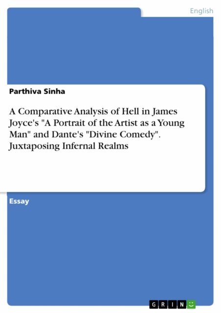 Parthiva Sinha - Comparative Analysis of Hell in James Joyce's &quote;A Portrait of the Artist as a Young Man&quote; and Dante's &quote;Divine Comedy&quote;. Juxtaposing Infernal Realms, E-bok