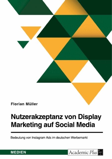 Florian Muller - Nutzerakzeptanz von Display Marketing auf Social Media. Bedeutung von Instagram Ads im deutschen Werbemarkt, E-bok