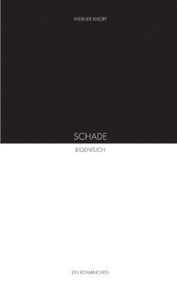 Werner Knopf - Schade. Eigentlich.: Ein Romänchen, Häftad