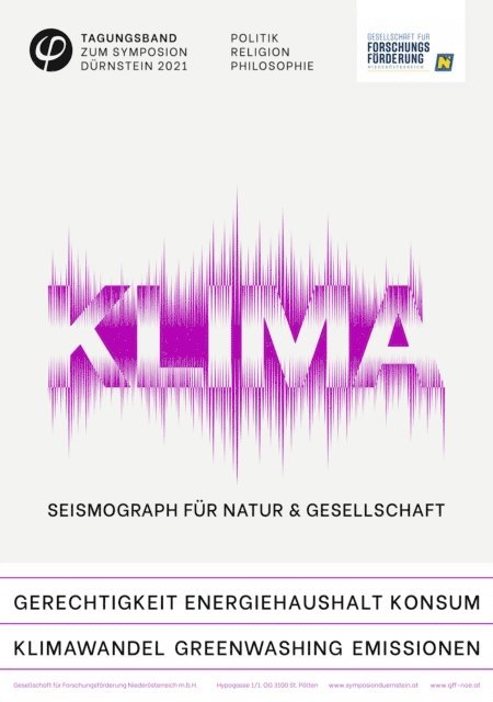 Symposion Durnstein, Gesellschaft fur Forschungsforderung Niederosterreich m.b.H., Gesellschaft fur Forschungsforderung M.B.H. - Klima - Seismograph für Gesellschaft & Gesundheit, E-bok