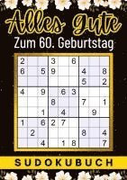 60 Geburtstag Geschenk ; Alles Gute zum 60. Geburtstag - Sudoku