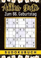 66 Geburtstag Geschenk ; Alles Gute zum 66. Geburtstag - Sudoku