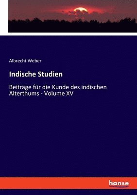 Albrecht Weber - Indische Studien, Häftad