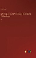 OEfversigt af Finska Vetenskaps-Societetens Foerhandlingar