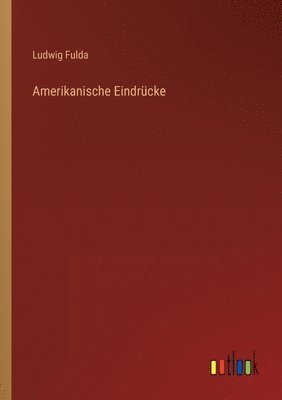 Ludwig Fulda - Amerikanische Eindrücke, Häftad