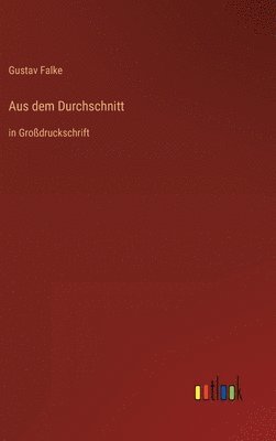 Gustav Falke - Aus dem Durchschnitt, Inbunden