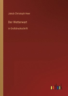 Jakob Christoph Heer - Wetterwart, Häftad
