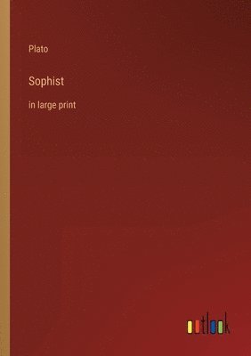 Plato - Sophist, Häftad
