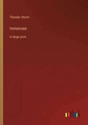 Theodor Storm - Immensee, Häftad