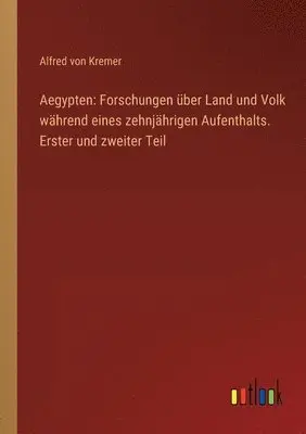 Alfred Von Kremer - Aegypten, Häftad. Tillgänglighet: Lägg i varukorg
