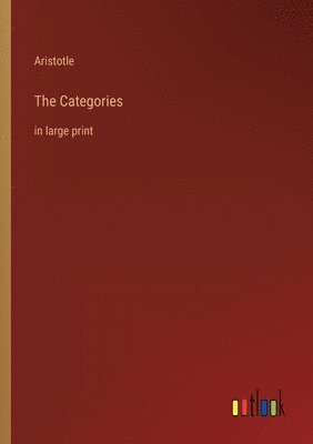 Aristotle - Categories, Häftad
