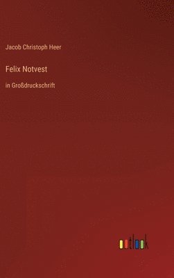 Jakob Christoph Heer - Felix Notvest, Inbunden