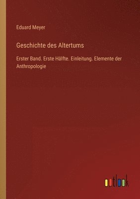 Eduard Meyer - Geschichte des Altertums, Häftad