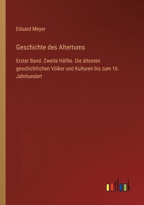 Eduard Meyer - Geschichte des Altertums, Häftad