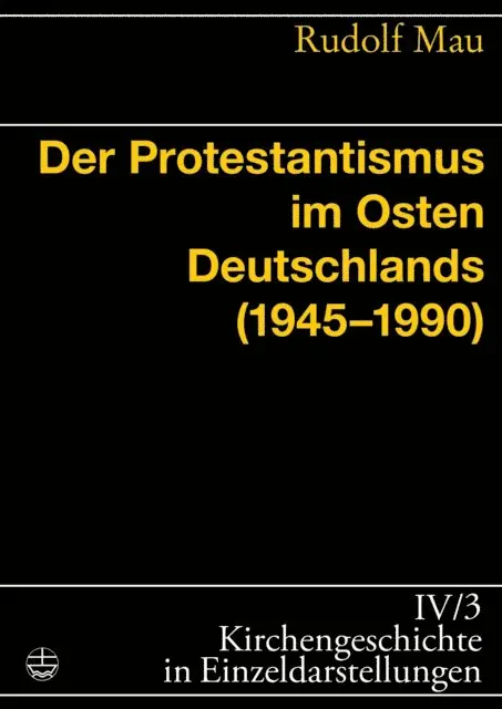 Rudolf Mau - Der Protestantismus im Osten Deutschlands (1945-1990), E-bok. Tillgänglighet: Lägg i varukorg