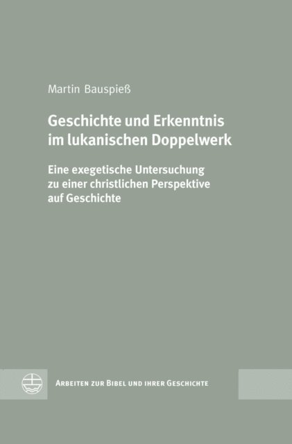 Martin Bauspie - Geschichte und Erkenntnis im lukanischen Doppelwerk, E-bok