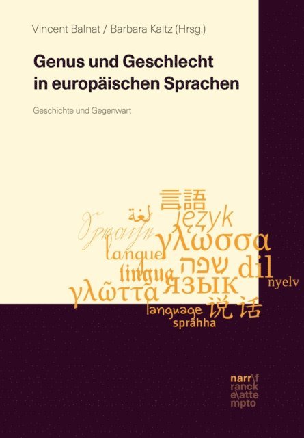 Barbara Kaltz, Vincent Balnat - Genus und Geschlecht in europaischen Sprachen, E-bok
