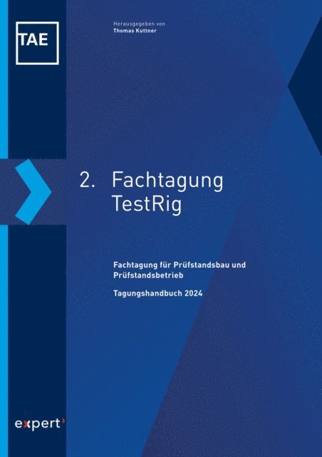 Technische Akademie Esslingen e. V., Thomas Kuttner - 2. Fachtagung TestRig, E-bok