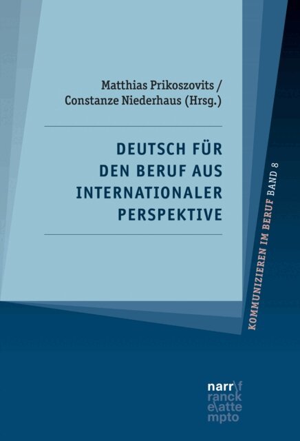 Constanze Niederhaus, Matthias Prikoszovits - Deutsch fur den Beruf aus internationaler Perspektive, E-bok
